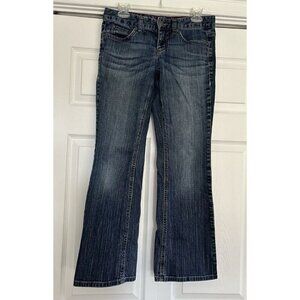 TOMMY HILFIGER Womens Freedom Jeans Low-Rise Flare Leg Medium Blue Size 6s